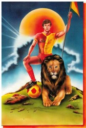 Galatasaraylı Tanju Çolak Karikatür Ortaboy Kartpostal KRT5288 - Gökçekoleksiyon