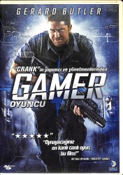 Gamer – Orijinal DVD (İkinci El) * Gerard Butler, Michael C. Hall, Amber Valletta, Terry Crews - 2009 - Aksiyon - Bilim Kurgu * DVD2937 - Gökçekoleksiyon