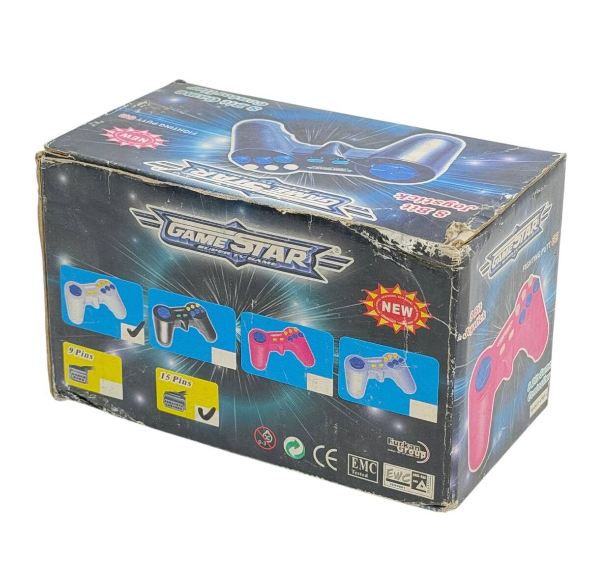 GameStar Joystick Plâstik 2'li Kablolu 8 Bit Oyun Konsolu (Sıfır Ürünler) AOB5271 - 3