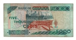 Gana 5000 Cedis 2000 Temiz+ YKP8394 - 2