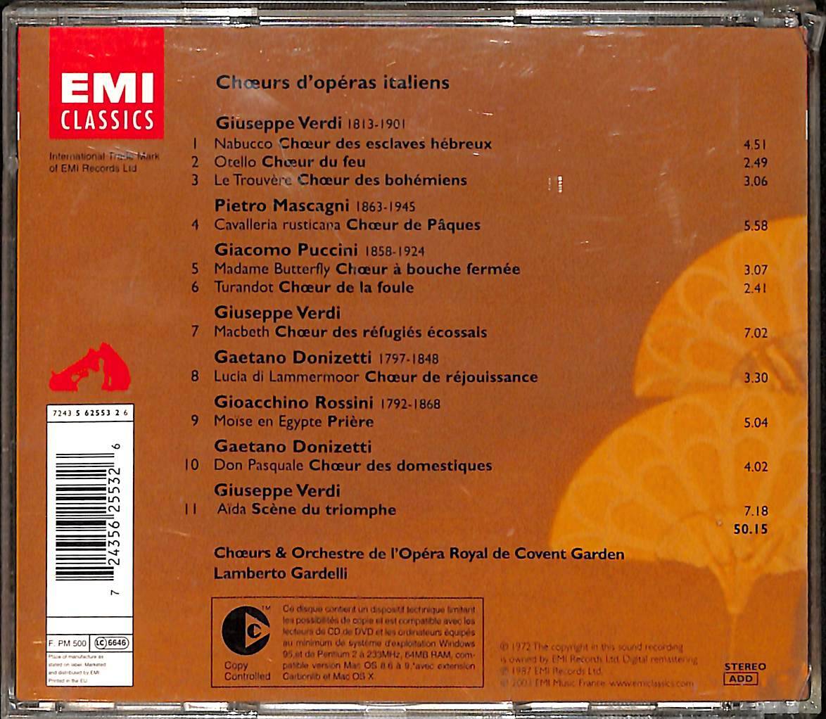 Gardelli Lamberto - Choeurs D'operas Italiens CD (İkinci El) CD5688 - 2