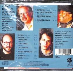 Gary Burton & Friends – Six Pack CD (İkinci El) CD5749 - 2