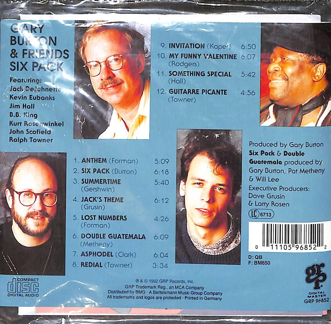 Gary Burton & Friends – Six Pack CD (İkinci El) CD5749 - 2