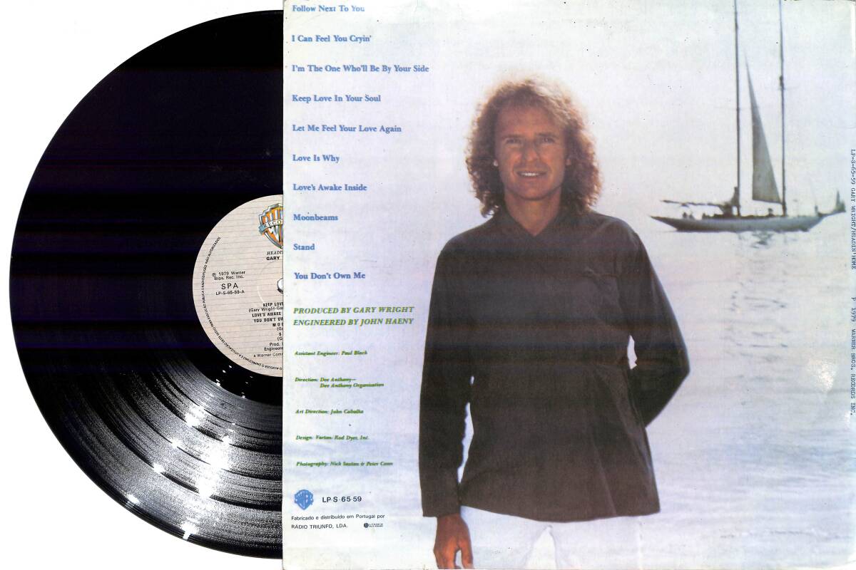 Gary Wright ‎– Headin' Home (Portekiz Baskı) LP PLAK (10/8.5) PLK25986 - 2