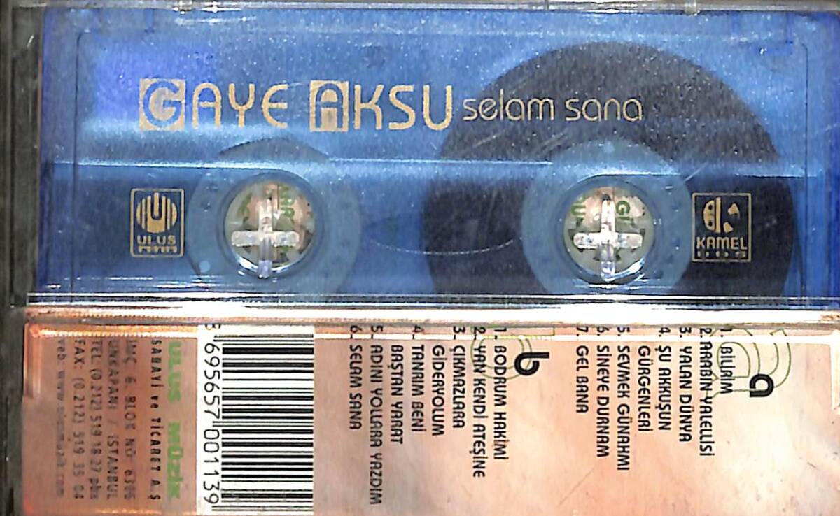 Gaye Aksu - Selam Sana Kaset (İkinci El) KST29267 - 2