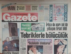 Gazete 22 Aralık 1988-Semra ÖzalŞartlar Ne Olursa Olsun Başbakanlık İstemiyorum GZ45651 - 2