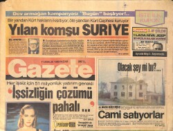 Gazete Gazetesi 11 Aralık 1988 - İstanbul'da Semra Özal Günleri - Kartal Zirvede GZ2909 - Gökçekoleksiyon