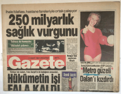 Gazete Gazetesi 11 Mart 1989 - Hükümetin İşi Fala Kaldı GZ5322 - 1