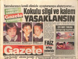 Gazete Gazetesi 15 Ekim 1988 - Nil Ünal Kürkleri Üçledi - Emel'ciler, Müjde'ciler Gece Sizin GZ3327 - Gökçekoleksiyon