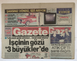 Gazete Gazetesi 16 Nisan 1989 - Özal Halktan İntikam Almaya Devam Ediyor GZ5351 - 2