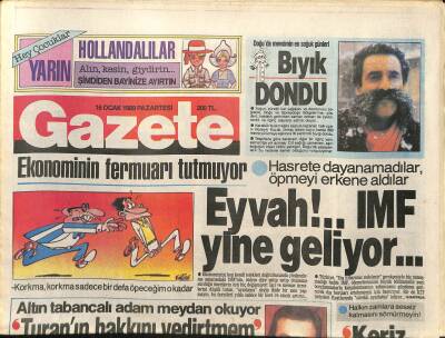 Gazete Gazetesi 16 Ocak 1989 - SHPnin Lideri , Seda Sayan İle Yan Yana GZ115753 - 1