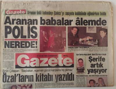 Gazete Gazetesi 21 Ocak 1989 - Özalların Kitabı Yazıldı GZ28265 - 1