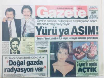 Gazete Gazetesi 25 Aralık 1988 - Gençliğe Cinsel Eğitim GZ42416 - 1