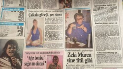 Gazete Gazetesi 26 Temmuz 1989 - Zeki Müren Yine Fitil - Tanju Şarjına, Hülya Avşar Usulü Deşarj GZ151352 - 2