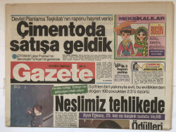 Gazete Gazetesi 28 Şubat 1989 - Özalı Susturan Avukat GZ5346 - 2
