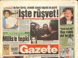 Gazete Gazetesi 30 Ekim 1988 - Milli Damada Göğüs Ziyafeti - Türkiye'nin Sesi 50 Yaşında GZ3349 - Gökçekoleksiyon