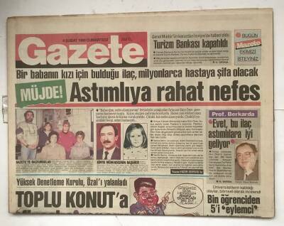 Gazete Gazetesi 4 Şubat 1989 - 56 Kişiyi Öldüren 28 PKKlı Yakalandı GZ7962 - 1