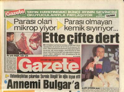 Gazete Gazetesi 5 Kasım 1988 - Barış Manço , Palyaço GZ115747 - 1