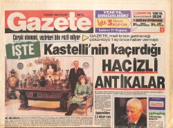 Gazete Gazetesi 8 Ocak 1989 - Levent Kırca İle Gırgır Söyleşi - Bülent Ersoy, Bayan Özal'a Bağlılık Bildirdi - Emel'in Evet Dediği Erkek GZ3344 - Gökçekoleksiyon