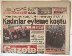 Gazete Gazetesi 9 Mart 1989 - Adliyenin Altındaki Bomba GZ5345 - 2