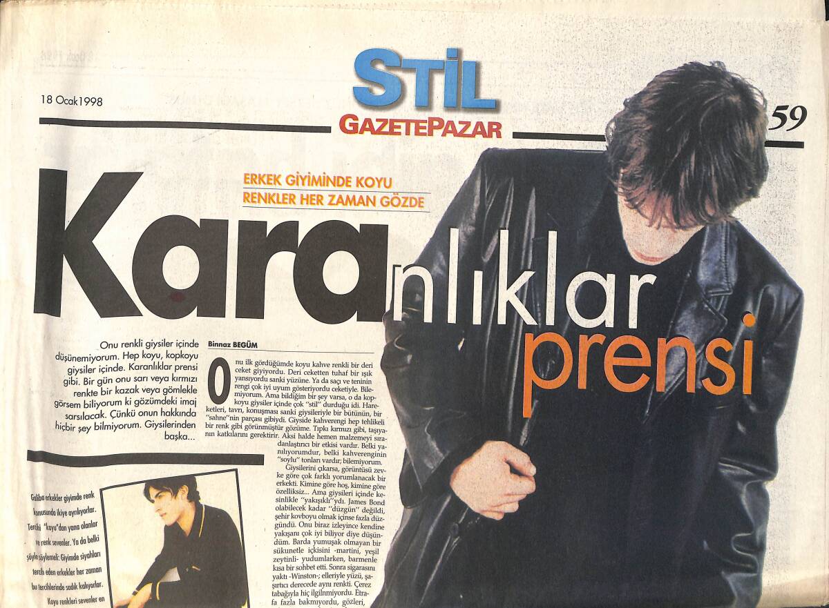 Gazete Gazetesi Stil Eki 18 Ocak 1998 - Sinema Tarihinin En Pahalı Filmi Olan 'Titanic' Gösterimdeki İlk 24 Gününde Masrafını Çıkarttı GZ155710 - 1