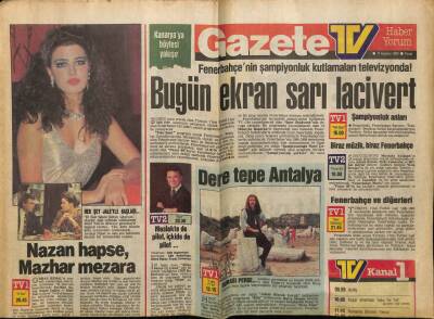 Gazete Gazetesi Tv Eki 11 Haziran 1989 - At Pazarında Bir Tayyare GZ78634 - 1