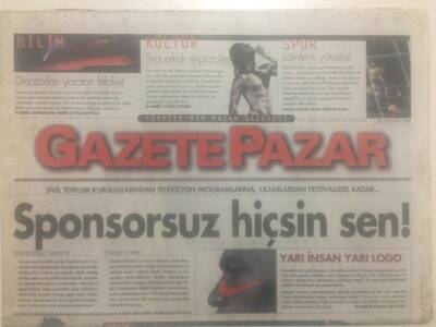 Gazete Pazar 28 Haziran 1998 - Dinozorları Yaratan Felaket GZ38137 - 1