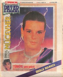 Gazete Pazar Dergisi 8 Ocak 1989 Sayı 14 NDR78026 - Gökçekoleksiyon