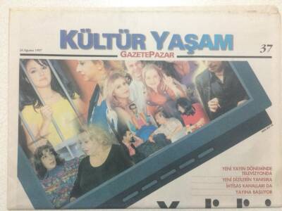 Gazete Pazar Gazetesi Kültür Yaşam Eki 24 Ağustos 1997 - Yerli Dizi Patlaması GZ50455 - 1
