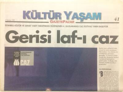 Gazete Pazar Gazetesi Kültür Yaşam Eki 6 Temmuz 1997 - Amerikan Toplumunun Öteki Yüzü GZ50463 - 1