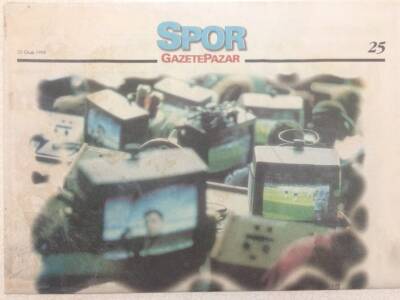 Gazete Pazar Gazetesi Spor Eki 25 Ocak 1998 - Atık Bedenler Çağı GZ50454 - 1