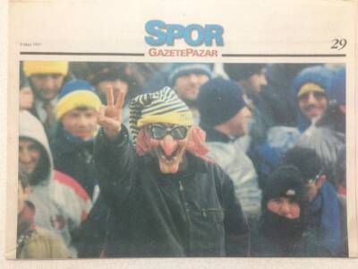 Gazete Pazar Gazetesi Spor Eki 9 Mart 1997 - Hayat Oyunu Bozuyor GZ50437 - 1