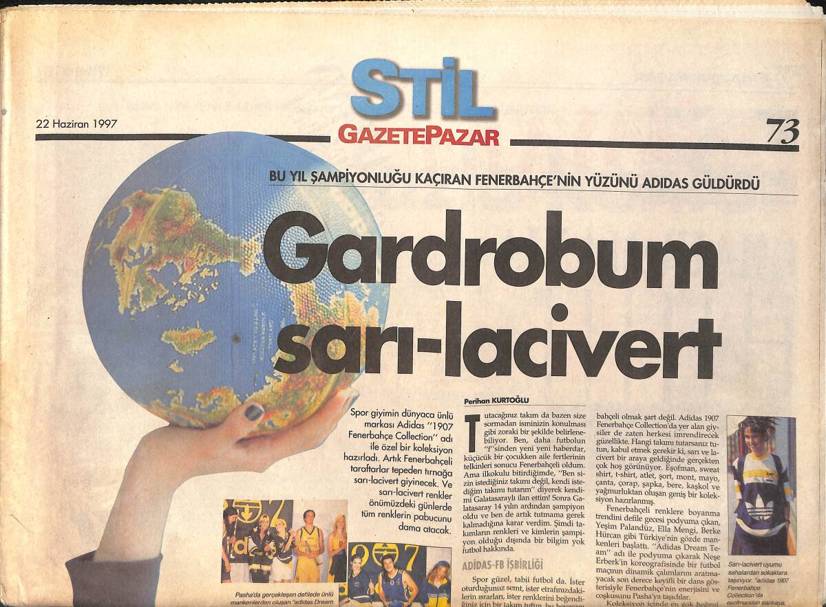 Gazete Pazar Gazetesi Stil Eki 22 Haziran 1997 - Tarkan : Aşk , Hayatın Anlamı - Paparazzi Şoku GZ155715 - 1