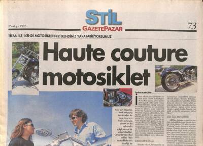 Gazete Pazar Gazetesi Stil Eki 25 Mayıs 1997 - Son Zamanların En Sevilen Talkshowcularından Biri Olan Beyaz - 1