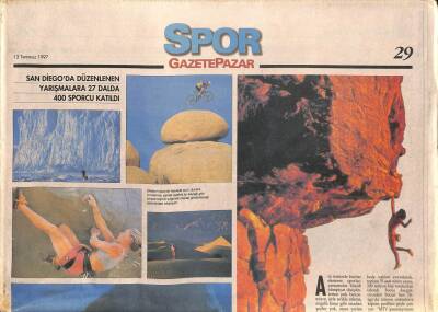 Gazete Pazar Spor Eki 13 Temmuz 1197 - Ekstrem Sporlar Olimpiyatı - Fenerbahçe Yanlış Yolda GZ95463 - 1
