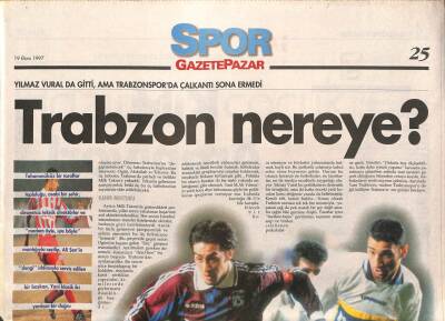 Gazete Pazar Spor Eki 19 Ekim 1997 - Alpay Hazımsız Çocuk - Taştan Bir Derviş GZ95479 - 1