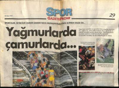 Gazete Pazar Spor Eki 30 Mart 1997 - Bilardo,Topların Sihirli Dünyası GZ78302 - 1