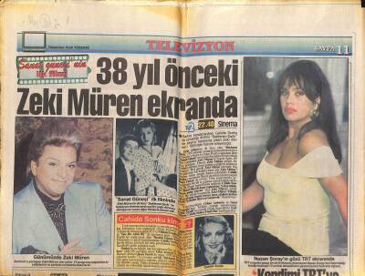 Gazete Televizyon Eki - 38 Yıl Önceki Zeki Müren Ekranda GZ119486 - 1