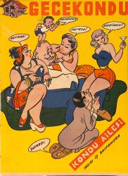 Gecekondu Haftalık Siyasi Mizah Gazetesi 1 Ağustos 1952 Sayı: 5 NDR91667 - Gökçekoleksiyon