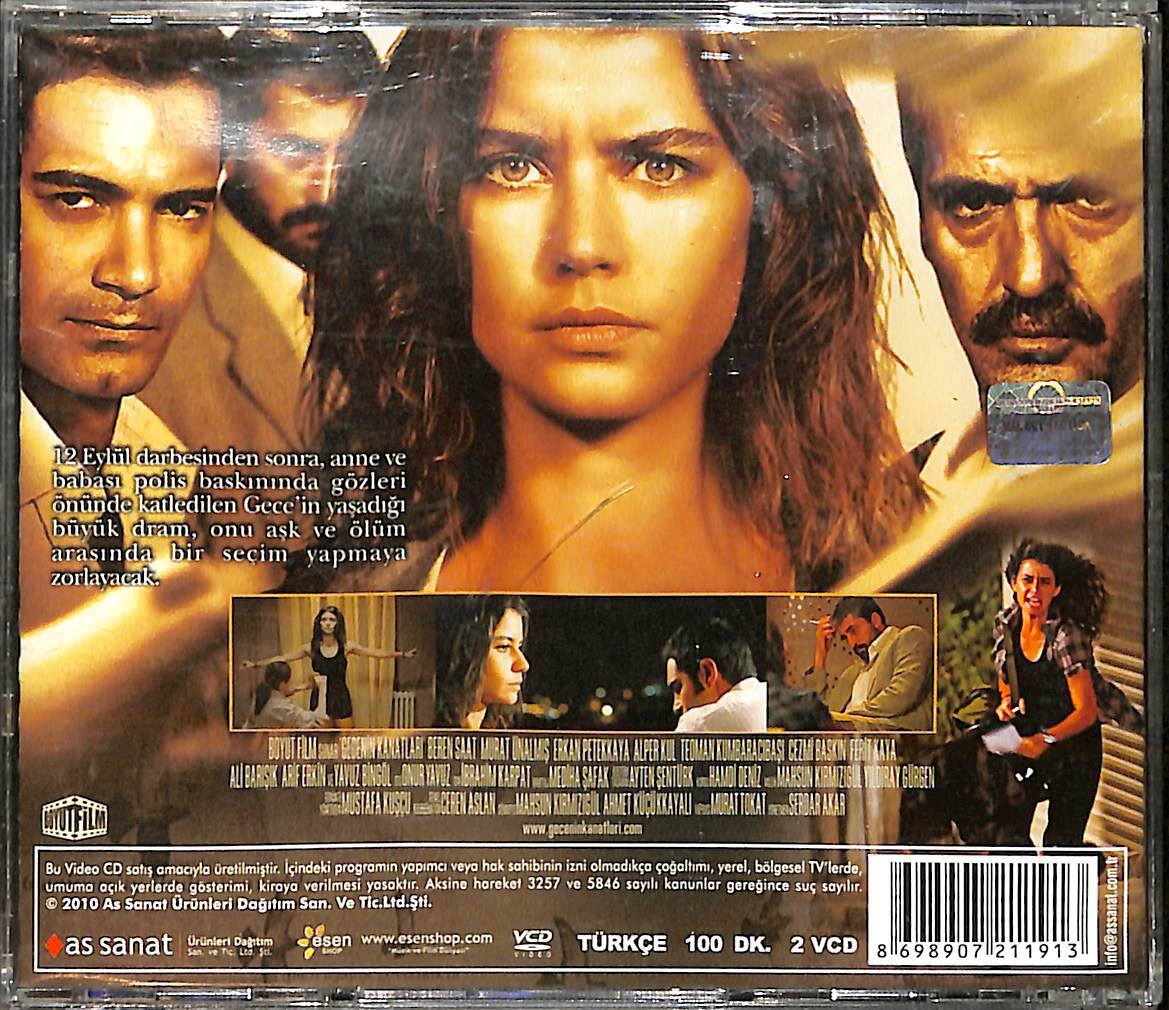 Gecenin Kanatları (2009) Orijinal VCD Film ' Beren Saat - Yavuz Bingöl ' VCD28681 - 2