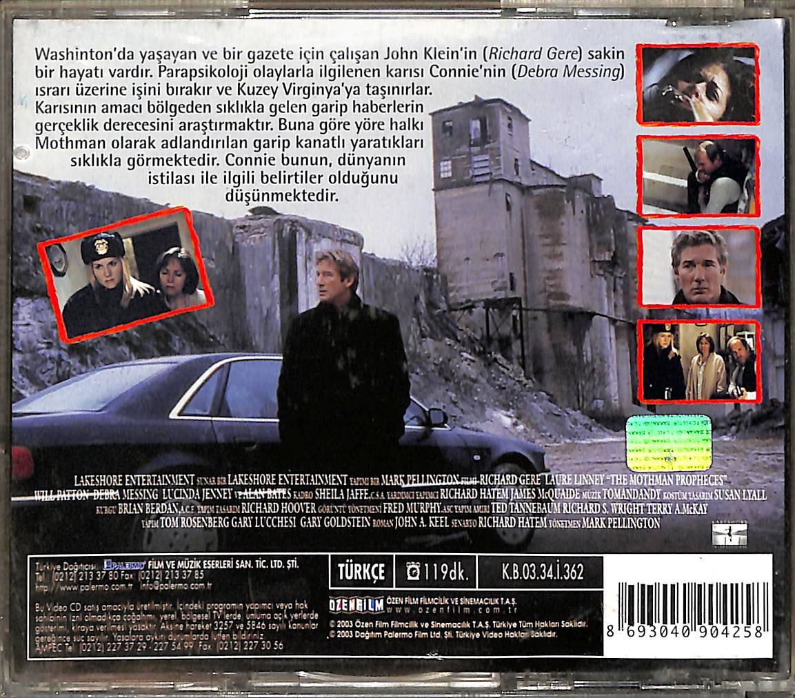 Gecenin Nefesi – The Mothman Prophecies (2002) Orijinal VCD Film VCD28848 - 2