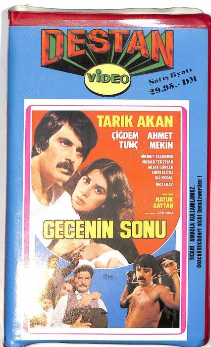 Gecenin Sonu – Tarık Akan, Çiğdem Tunç, Ahmet Mekin (VHS) – Destan Video Almanya Baskı (İkinci El) DVD2774 - 1