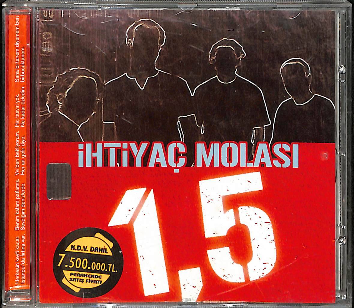 Geceyarıları, Yollararası, Metropolitik Rock Grubu - İhtiyaç Molası 1.5 CD (İkinci El) CD5660 - 1