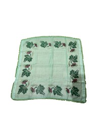 Geleneksel Anadolu Kenarları Oya İşlemeli Tülbent-Yazma AOB5215 - 2