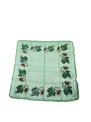 Geleneksel Anadolu Kenarları Oya İşlemeli Tülbent-Yazma AOB5215 - Gökçekoleksiyon