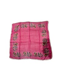 Geleneksel Anadolu Kenarları Oya İşlemeli Tülbent-Yazma AOB5216 - 3