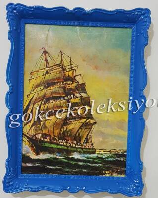 Gemi Temalı Resim Çerçevesi KRT5854 - 2