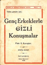 Genç Erkeklerle Gizli Konuşmalar NDR100237 - Gökçekoleksiyon