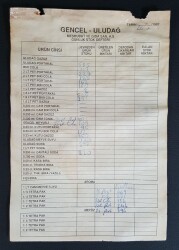 Gencel-Uludağ Günlük Stok Defteri EFM325 - Gökçekoleksiyon