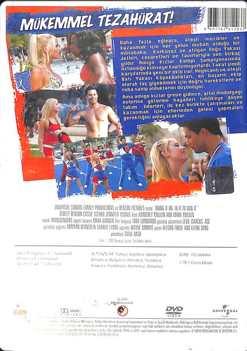 Gençlik Ateşi 4 - Bring It On In It to Win It DVD Film (İkinci El) DVD2889 - 2